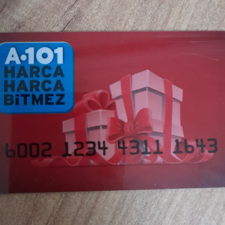 A-101 Hediye Kartımda 1200 TL Param Kayboldu