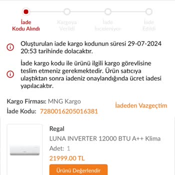 Trendyol Alakasız Ürün Satışı