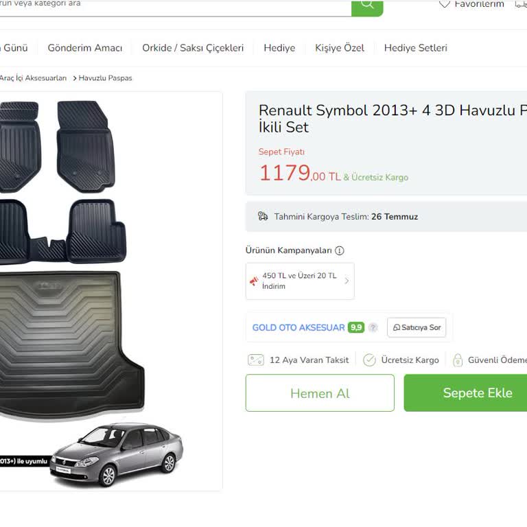 Çiçek Sepeti İade Almıyor