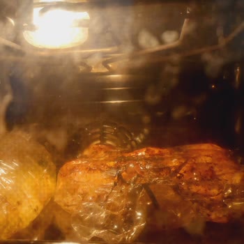 Пакет для запекания Knorr расплавился