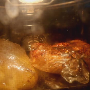 Пакет для запекания Knorr расплавился