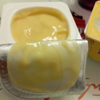 Из пудинга Danette с мускатом вышел огромный волос