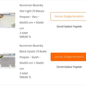 Evidea Aldığım Ürünün Bana Sorulmadan Para İadesinin Yapılması