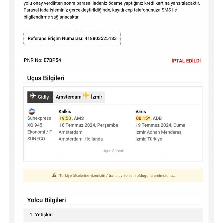 Ucuza Bilet Com Sorumsuzluğu