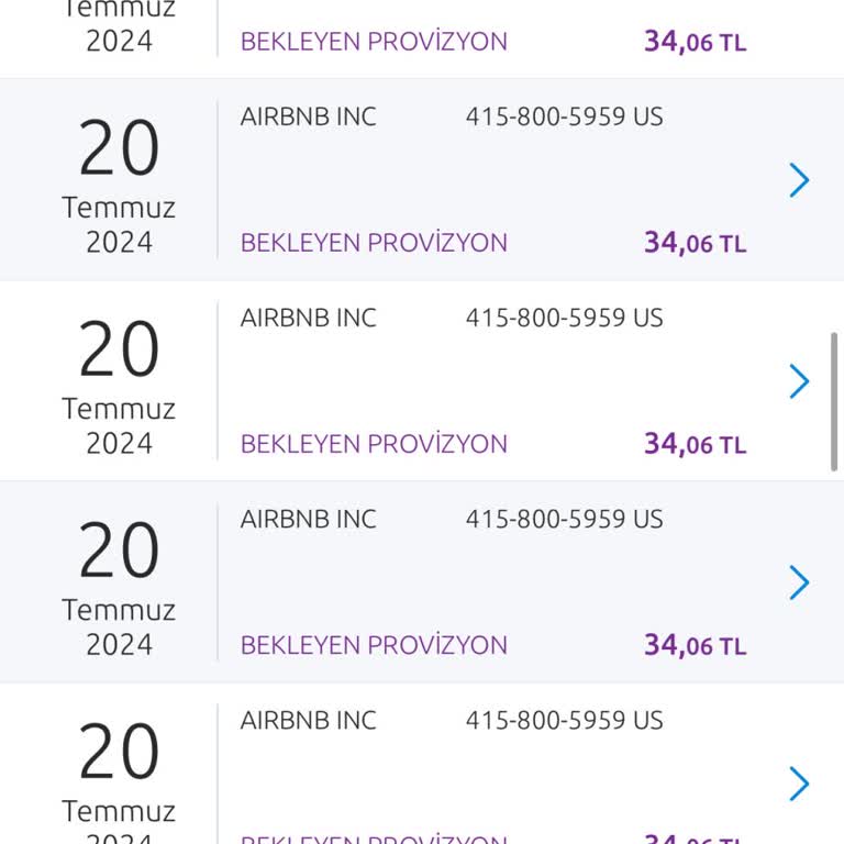 Yapı Kredi Bankasının Kredi Kartımdan Kestiği Provizyon Ödemeleri