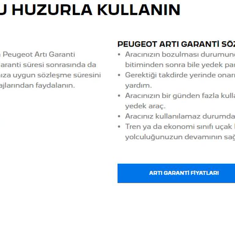 Peugeot Türkiye'nin İkame Araç Desteği Sorunu