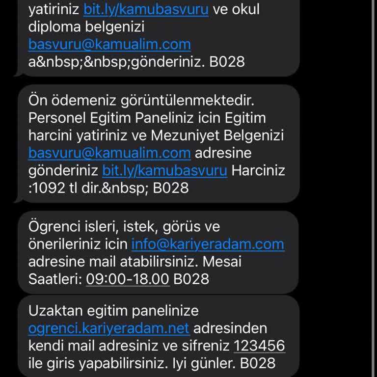 Kariyer Adam Para İadesi Yapılsın
