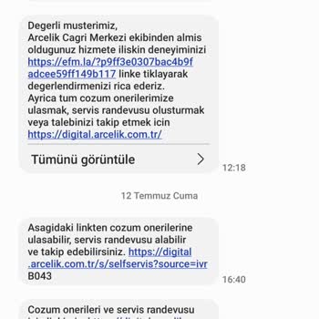 Arçelik Değişim Yapmıyor. Sadece Gereksiz Uzatıyorlar