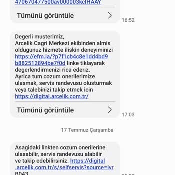 Arçelik Değişim Yapmıyor. Sadece Gereksiz Uzatıyorlar