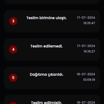 Teslimat Yurtiçi Kargo Teslimatının Yapılmaması Binaya Gelmiş Gibi Me