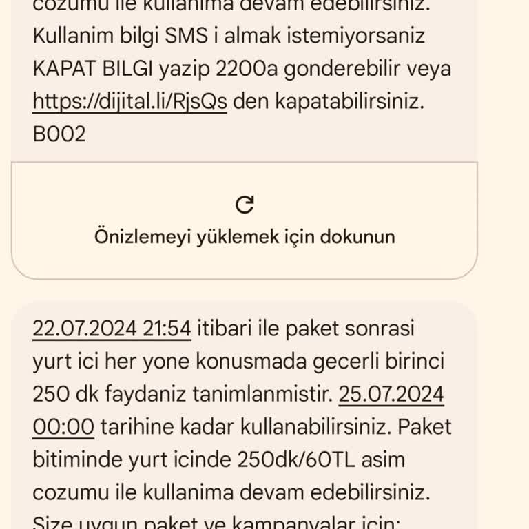 Turkcell Aşım Çözümü İptal Ve İade Talebi