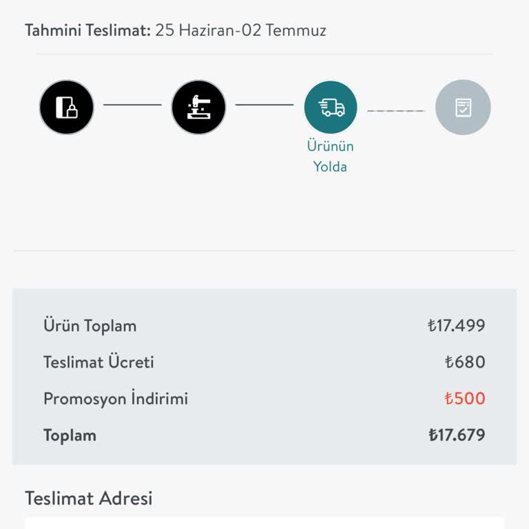 Vivense'den Aldığım Ürün Halen Gelmedi