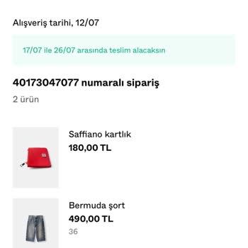 Bershka Ürün Kargolamama Sorunu