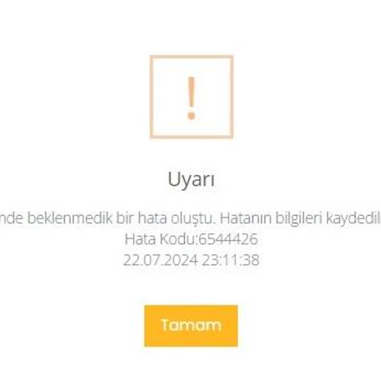 KOSGEB İleri Girişimcilik Başvuru Reddine İtiraz Sayfası Hatası