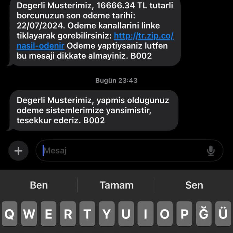 Zip Finansman Zip Taksit Ödeme İşlem Ücreti