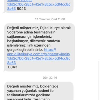 Dijital Kurye Ürünü Teslim Etmiyor
