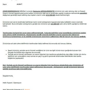 Samsung Metromall Mağazasından Alınan Ek Garantili Ürünlerin Mağduriyeti