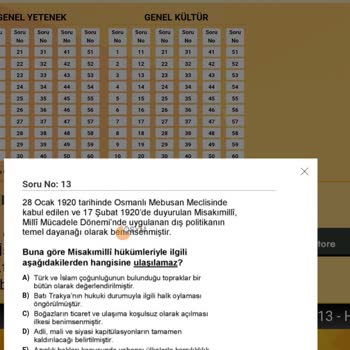 ÖSYM Tarihte Hatalı Soruları