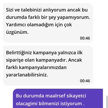 Getir Yemek İlk Sipariş İndirimini Uygulamadı