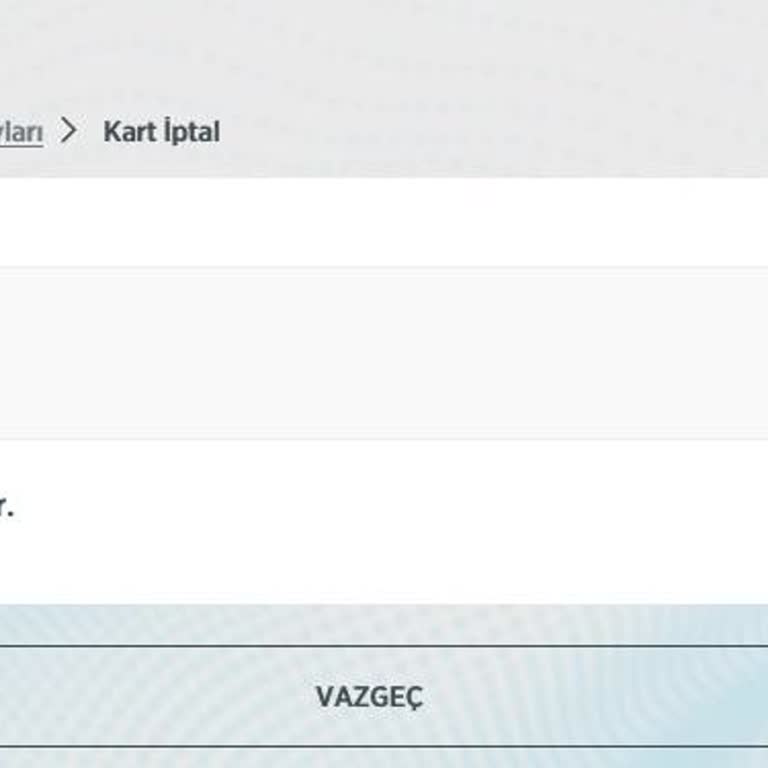 Ziraat Bankası Kart İptal Diyor Fakat Sistemde Gözüküyor