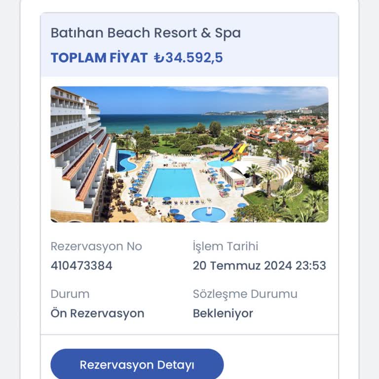 Tatilbudur Rezervasyonu Onaylamıyor, Beni Kimse Aramıyor