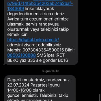 Beko Servis Elemanlarının SORUMSUZLUĞU/TUTARSIZLIĞI