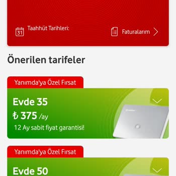 Vodafone Ev İnterneti Taahhüt Fiyatı