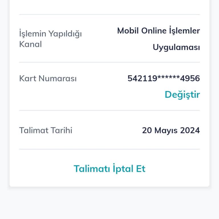 Türk Telekom A. Ş Otomatik Ödeme