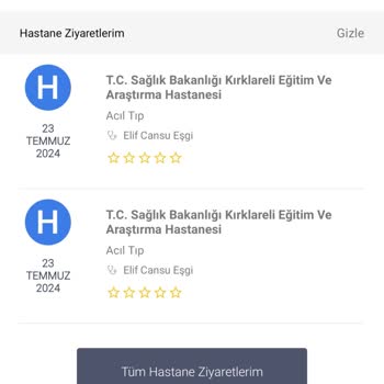 Kırklareli Eğitim Ve Araştırma Hastanesi Hamilelikte Yetersiz İlgi Ve Tedavi