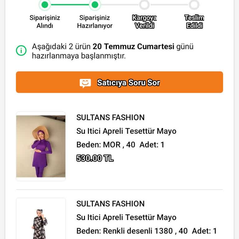 Trendyol Siparişim Çok Gecikti.