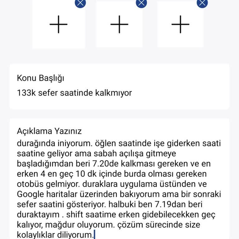 İBB - İstanbul Büyükşehir Belediyesi Otobüsler Sefer Saatinde Kalkmıyor