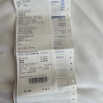Boyner Tax Free Fatura Sorunu