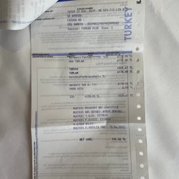 Boyner Tax Free Fatura Sorunu