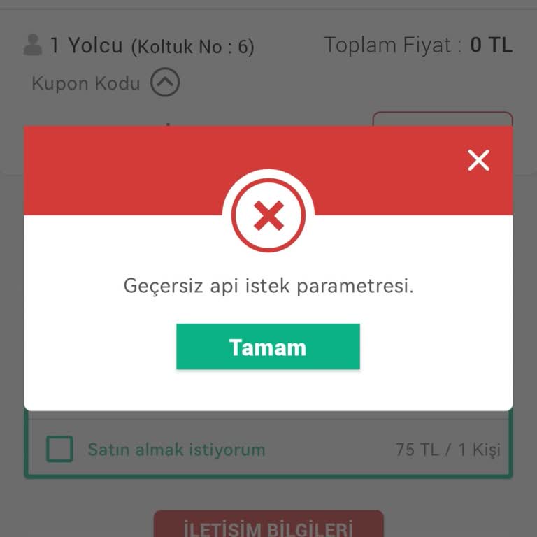 Obilet Firması Operatöre Bağlanamama