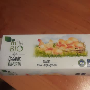 Tire Organik Gıda Ürünleri Migros'tan Mlife Bio Organik Yumurta Bozuk Çıktı
