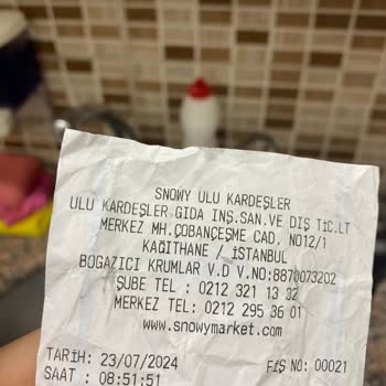 Meysu Marka Cola Tadının Bozuk Olması