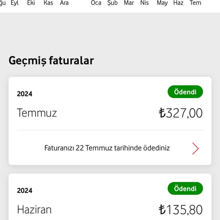 Vodafone Kafalarına Göre Tarife Değişikliği
