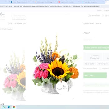 Taze Çiçek (tazecicek.com) Görselde Ki Ürün Gönderilmiyor