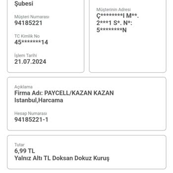 Paycell Hesabımda Kesinti Olması