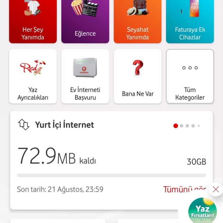 Vodafone Faturalı Hattım Da Tarifem Yenilenmedi