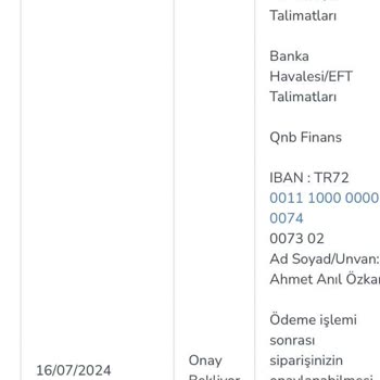 İnaktuel.com Sitesinden Yaptığım Dolce Vita Marka Klima Siparişi