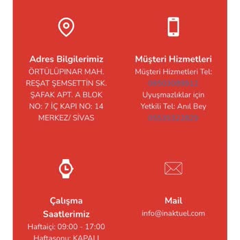 İnaktuel.com Sitesinden Yaptığım Dolce Vita Marka Klima Siparişi