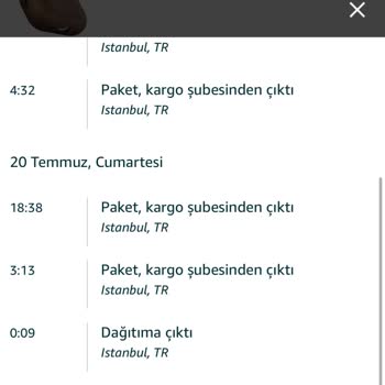 Aramex Firması Kargo Gecikmesi