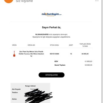 Nalburdayim.com Sipariş Teslimatında Yaşanan Gecikmeler
