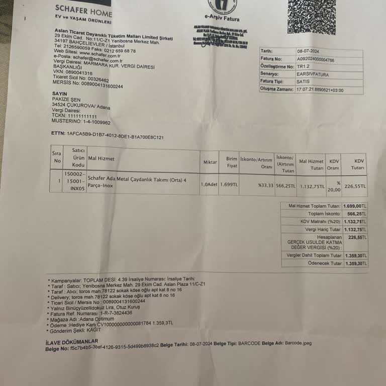 Schafer 1,5 Aylık Mağduriyetim Hk