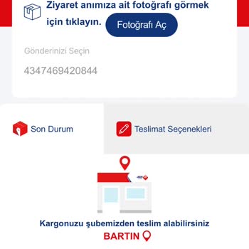 Aras Kargo Bartın Şube Teslim Etmiyor