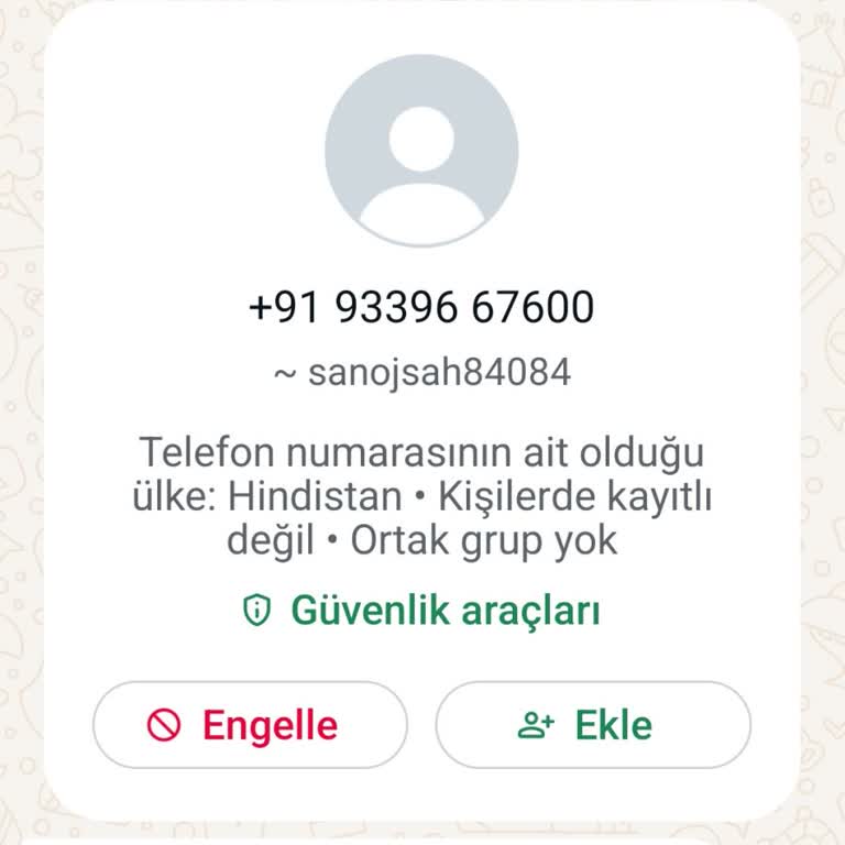 WhatsApp Hindistan Şikayet Msntps.com