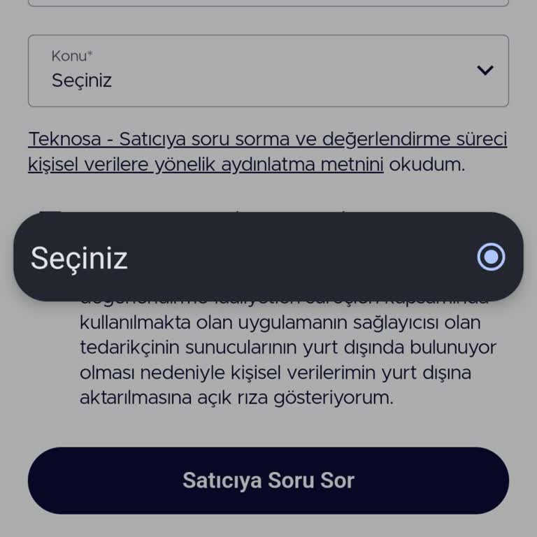Teknosa Satıcıya Sor Çalışmıyor!