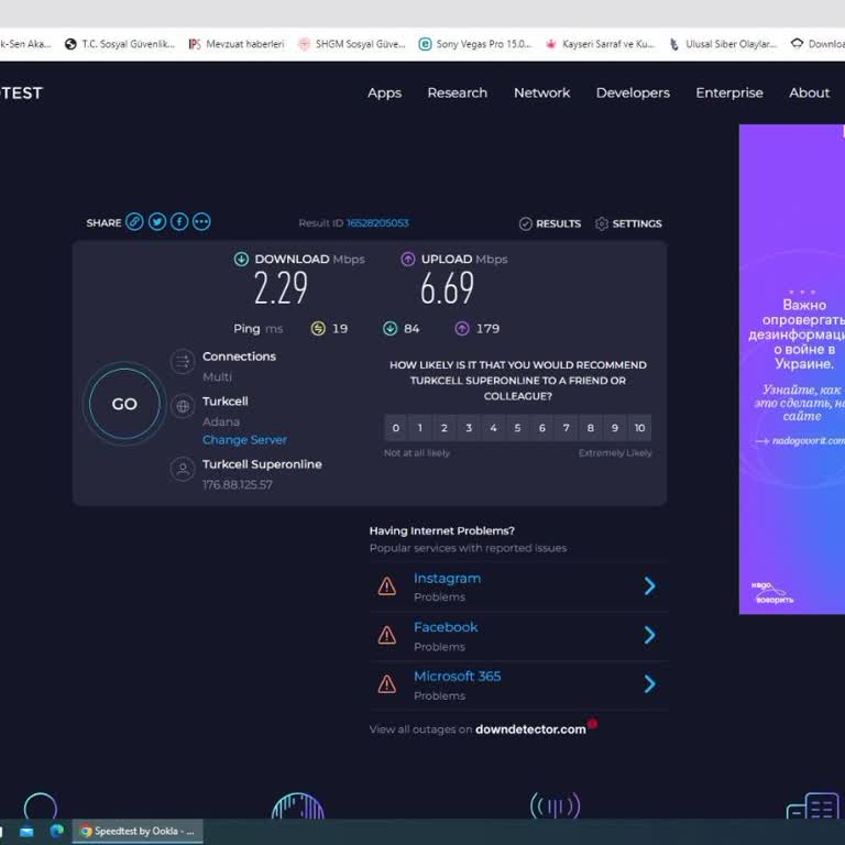Turkcell Superonline 25MB Hız Yerine 2 MB Veriyor Ve Problemi Çözmüyor