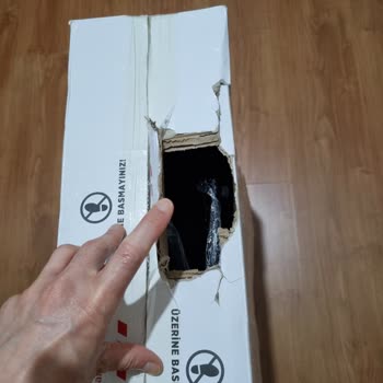 Migros Ekstra-Raks Vantilatör Kutusu Yırtık Geldi Ve İki Parça Kayıp